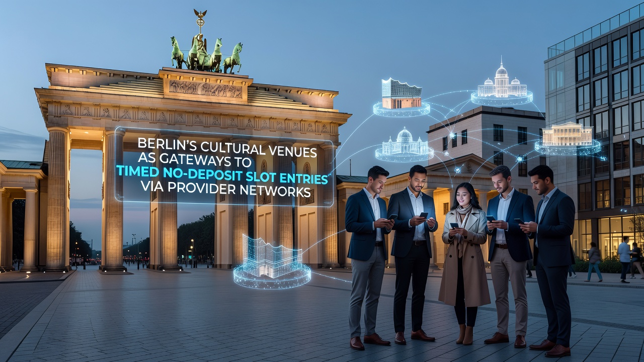 Provider networks connecting Berlin cultural sites to timed slot entries
