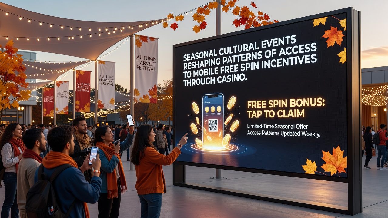 Mobile Nutzung von Free-Spin-Angeboten bei kulturellen Events